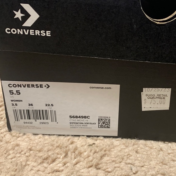 Converse CTAS MOVE HI Sneakers - Picture 1 of 5